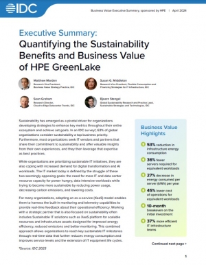 HPE GreenLake : La rvolution durable au service de votre entreprise