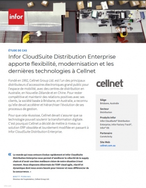 Cas client/ Retour d'exprience: Cellnet Group transforme sa supply chain