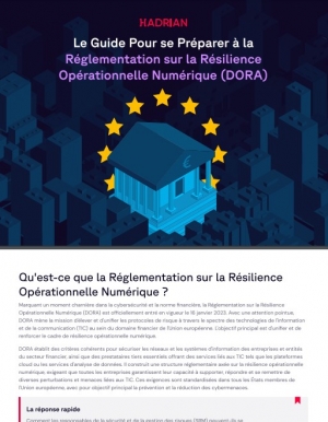 DORA : les bonnes pratiques pour une rsilience ICT