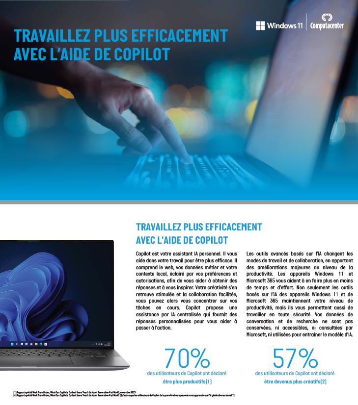 Travaillez plus efficacement avec l'aide de Copilot