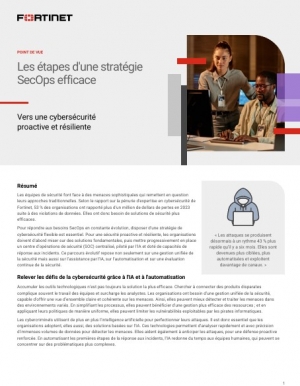 Boostez votre cybers�curit� : la strat�gie SecOps qui fait la diff�rence