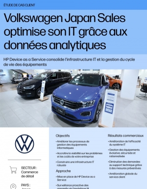 Comment Volkswagen Japan Sales rationalise son infrastructure IT grce aux services manags d'HP