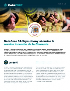 Modernisation et rsilience du systme d'information des pompiers de Charente