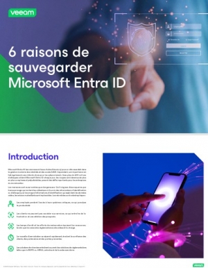 6 raisons de sauvegarder Microsoft Entra ID