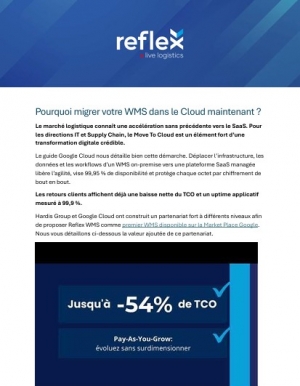 Migration Cloud WMS : les 5 raisons de ne plus attendre Migration Cloud WMS : les 5 raisons de ne plus attendre