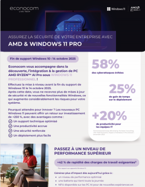 Prparez votre transition vers Windows 11 Pro avec AMD & Econocom
