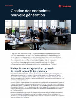 Gestion des endpoints nouvelle gnration
