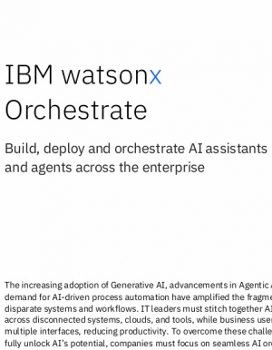 IBM watsonx Orchestrate : une approche low-code pour l'orchestration d'agents d'IA