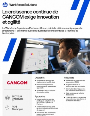 CANCOM et HP : une collaboration au coeur de la modernisation IT