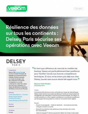 Delsey Paris renforce la r�silience de ses donn�es � l'�chelle mondiale