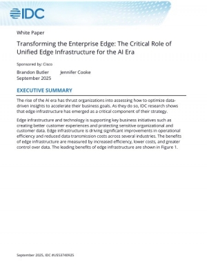 Votre infrastructure Edge est-elle pr�te � soutenir l'IA et les projets strat�giques ?