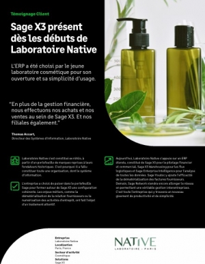 La digitalisation au service d'une jeune entreprise cosm�tique