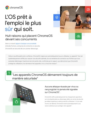 Huit m�canismes int�gr�s pour la s�curit� native de ChromeOS