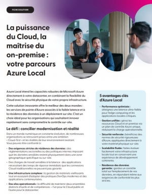 Azure Local : le Cloud hybride � port�e de main