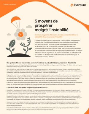 5 moyens de prosp�rer malgr� l'instabilit�