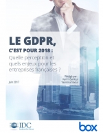 Le GDPR, c'est pour 2018 : Quelle perception et quels enjeux pour les entreprises franaises ?