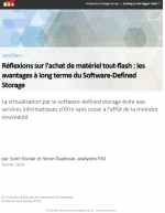 Rflexions sur l'achat de matriel tout-flash : les avantages  long terme du Software-Defined Storage