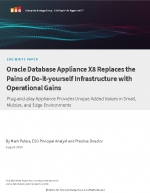 Livre Blanc : Les gains oprationnels de la solution Oracle Database Appliance X8