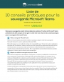 10 conseils pratiques pour la sauvegarde Microsoft Teams