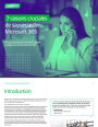 7 raisons de sauvegarder Microsoft 365