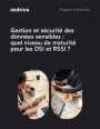 Gestion et scurit des donnes sensibles : quel niveau de maturit pour les DSI et RSSI ?