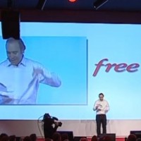 Xavier Niel, le fondateur de Free lors de la présentation des offres de téléphonie mobile de l'opérateur . Crédit photo : D.R