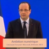 François Hollande confirme son plan très haut débit en présence du Pdg d'Orange