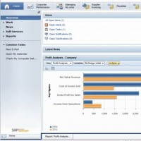 La suite de gestion SaaS Business ByDesign tirait dj profit d'HANA pour ses outils dcisionnels (ci-dessus - cliquer sur l'image). Dsormais, SAP le rcrit entirement sur HANA.