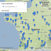Les centres Help Mobile en France