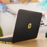 De couleur jaune et noire, le Slatebook d'HP tournera sur Android et sera équipé d'un écran 14 pouces. (crédit : D.R.)