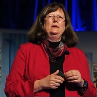 Lorie Wigle, vice-prsidente IoT Security Solutions d'Intel, a prsent les dernires solutions de scurit de McAfee destines  l'IoT. (crdit : D.R.)