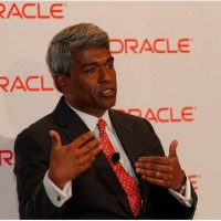 Thomas Kurian, dsormais prsident d'Oracle, lors d'une session de questions/rponses sur OpenWorld 2014,  San Francisco, du 27 septembre au 2 octobre. (crdit : Oracle)