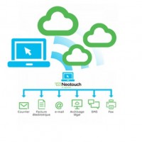 L'offre Neotouch d'envoi de courrier dans le cloud dj constitue entre Esker et Neopost compte 500 clients. (crdit : D.R.)
