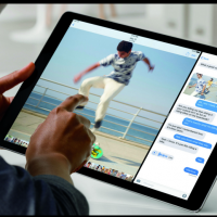 Annonce en septembre dernier et lance le 11 novembre, l'iPad Pro est la plus grande tablette (12,9 pouces) jamais lance par Apple. (crdit : D.R.)
