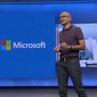 Satya Nadella, CEO de Microsoft, lors de la confrence dveloppeurs Build 2016. (crdit : IDG News Service)