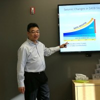 Michael Tso, CEO de Cloudian, en juin dernier  San Mateo. (crdit : D.R.)