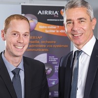 Antoine Jouve-Dreano (à droite) et Olivier Coin ont co-fondé Airria en 2005. Ils axent aujourd'hui leur stratégie sur les objets connectés. 