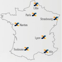 Les 7 implantations du groupe Timcod en France.