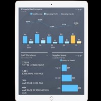 SAP va proposer une app iOS pour accder  son service Analytics Cloud. (crdit : D.R.)