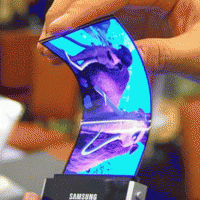 Le Galaxy Note 8 ne devrait pas dbarquer dans une mouture avec cran flexible (Foled) quoique... (crdit : D.R.)