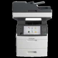 Le MFP laser MX718de de Lexmark est capable d'imprimer jusqu'à 66 pages par minutes. 