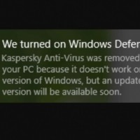 Avec la dernière mise à jour de Windows 10, Microsoft désactivait systématiquement les solutions d'antivirus de Kaspersky au profit de Windows Defender. (Crédit photo : DR)