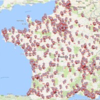 Carte nationale des prestataires de proximité références sur la plateforme cybermalveillance.gouv.fr (crédit : GIP / Acyma)