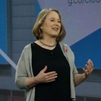 Diane Greene, CEO de Google Cloud, sur Cloud Next en mars 2017. (Crédit : Blair Hanley Frank/IDG)