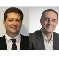 S-Cube, dirigée par Antoine Chacra (à droite), devrait garder son indépendance juridique, mais devient une filiale de Spie ICS, dirigée par Cédric Périer (à gauche) (Crédit : Spie ICS).