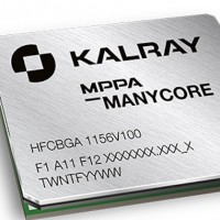 La puce Coolidge de Kalray intgre 64 ou 128 curs 64 bits, pauls par 60 ou 160 coprocesseurs destins  acclrer les algorithmes de chiffrement, dapprentissage machine ou de reconnaissance optique. (crdit : D.R.)