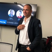 Frédéric Plais, CEO et cofondateur de Platform.sh, propose en marque blanche son environnement de développement on the fly avec gestion des mises à jour. (Crédit : S.L)