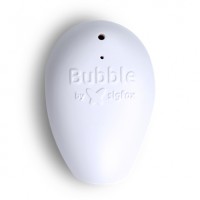 Parmi les quelques annonces de Sigfox, les Bubbles sont de petits appareils qui peuvent tre colls n'importe o et qui font office dmetteur. Leur porte radio dfinit leur rayon. (Crdit : Sigfox)