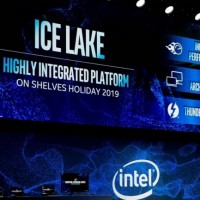 Intel a prsent son Ice Lake durant le CES, en janvier dernier. (Crdit : Intel)