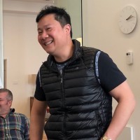Kaycee Lai, CEO et fondateur de Promethium, lors de son point presse  San Francisco chez son VC. (Crdit S.L.)